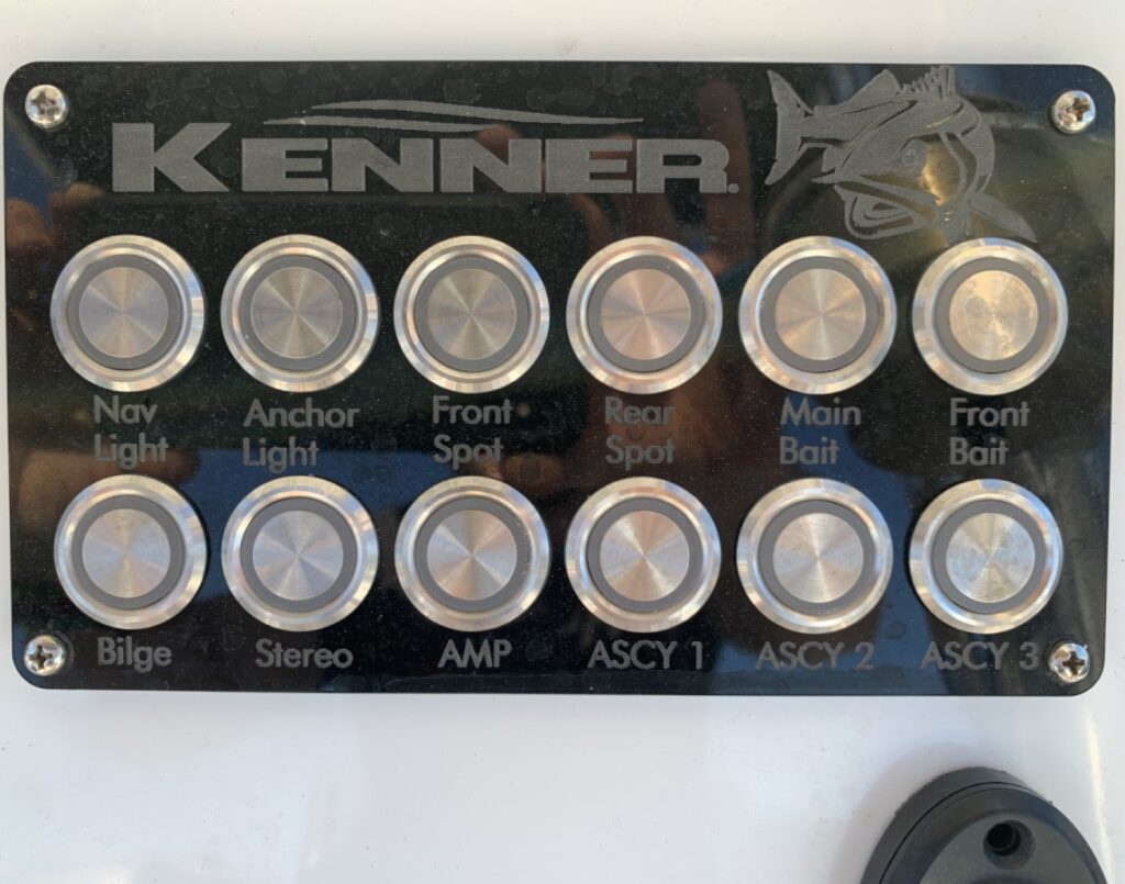Custom Kenner switch panel